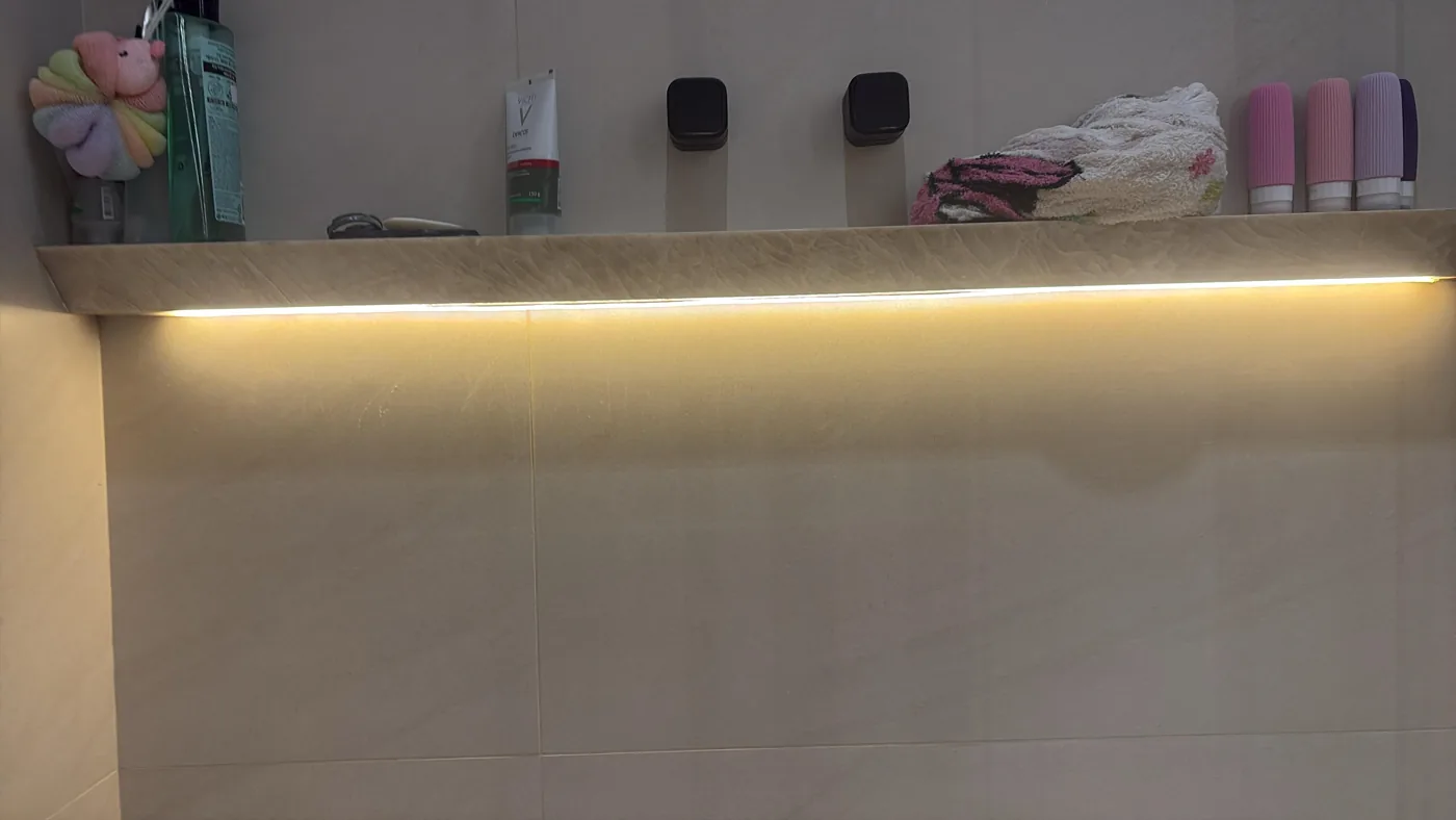 Iluminação LED instalada em ambiente residencial